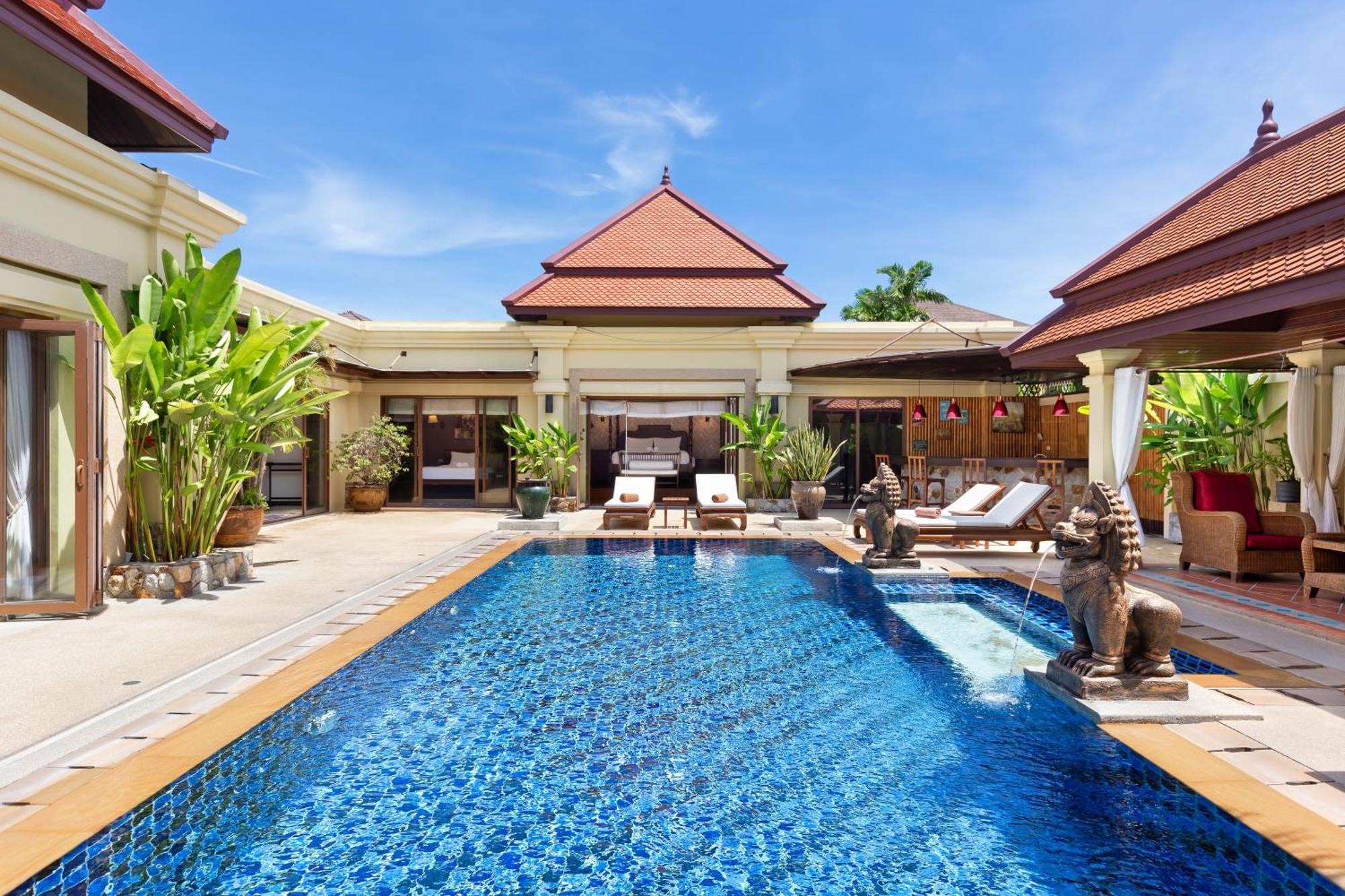 Extraordinary Courtyard 6Br Pool Villa Sri Suri, Naiharn Rawai 外观 照片